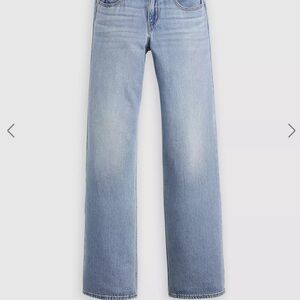 Levi's low loose Light Blue Straight Leg Jeans